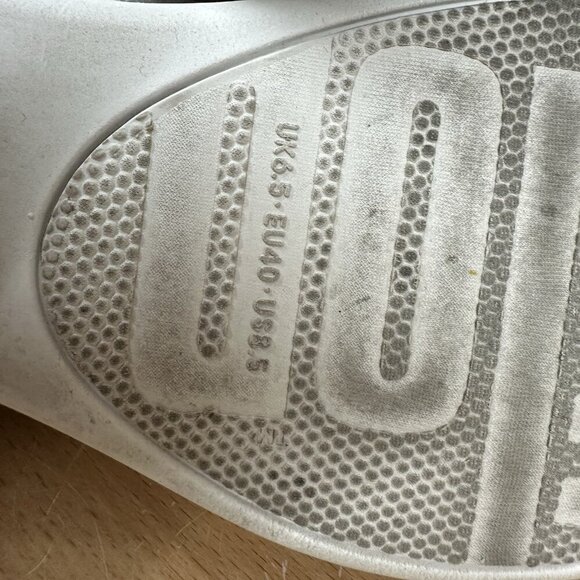 FitFlop Superskate Velvet Gray Slip on Sneaker Flat Comfort Shoes Women's 8.5 - Picture 7 of 7